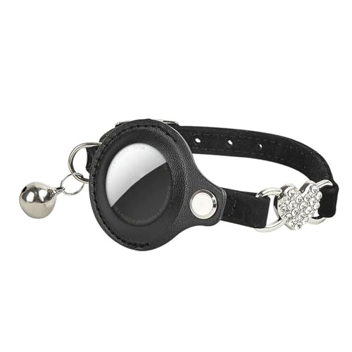UOSIA Katzenhalsband Mit Lufttaghalter, Leicht Und Komfortabel, Mit Herzförmigem Strass Und Bell Für Boy Girl Cats Kätzchen, 0,4 Zoll Breite UOSIA Katzenhalsband Mit Lufttaghalter, Leicht Und Komfortabel, Mit Herzförmigem Strass Und Bell Für Boy Girl Cats Kätzchen, 0,4 Zoll Breite von UOSIA