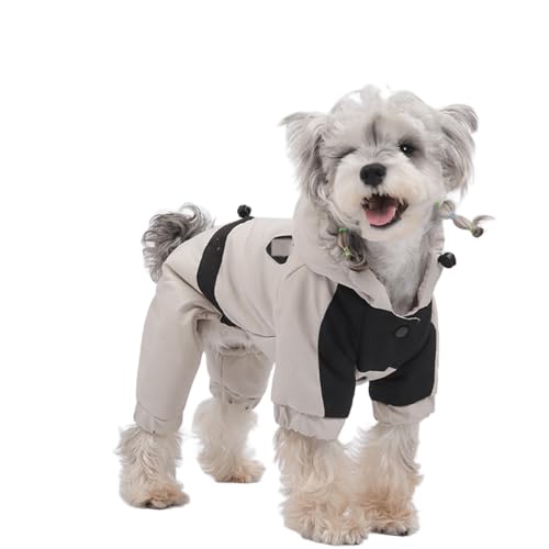 UOSIA Kleiner Hund Wintermantel Mit Kapuze 4 Beine Bedeckt Wasserdicht Winter Schneeanzug Für Hunde Verstellbare Warme Graphenfutter Jacke Für Kleine Hunde, Mittel UOSIA Kleiner Hund Wintermantel Mit Kapuze 4 Beine Bedeckt Wasserdicht Winter Schneeanzug Für Hunde Verstellbare Warme Graphenfutter Jacke Für Kleine Hunde, Mittel von UOSIA