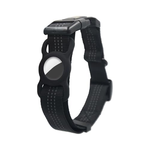 UOSIA Nylon Hundehalsband Mit Halter, Reflektierender Streifen Und Metall D-Ring – Verstellbares Haustier Halsband Für Mittlere Bis Große Hunde von UOSIA