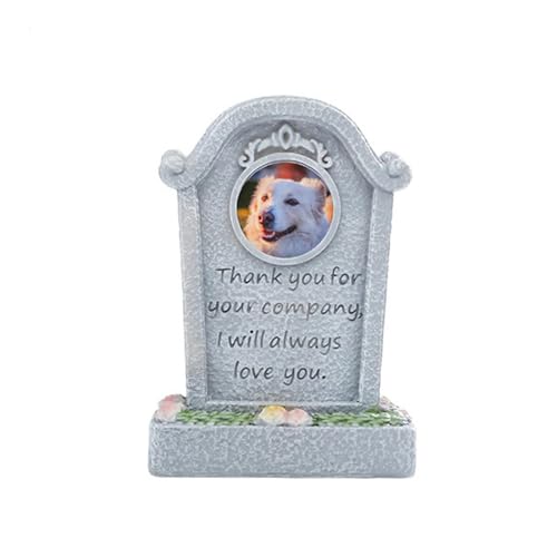 UOSIA Pet Memorial Geschenke Hund Blumentöpfe Gedenkstein Katze Hund Gedenkharz Kunsthandwerk Grabstein für Rasen Garten im Freien Yard UOSIA Pet Memorial Geschenke Hund Blumentöpfe Gedenkstein Katze Hund Gedenkharz Kunsthandwerk Grabstein für Rasen Garten im Freien Yard von UOSIA