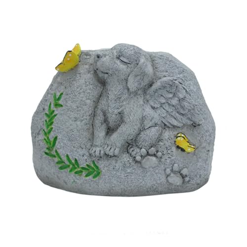 UOSIA Pet Memorial Stone Outdoors Cat Flowerpot Pet Grave Markers Waterproof Dog Memorial Gift for Garden UOSIA Pet Memorial Stone Outdoors Cat Flowerpot Pet Grave Markers Waterproof Dog Memorial Gift for Garden von UOSIA