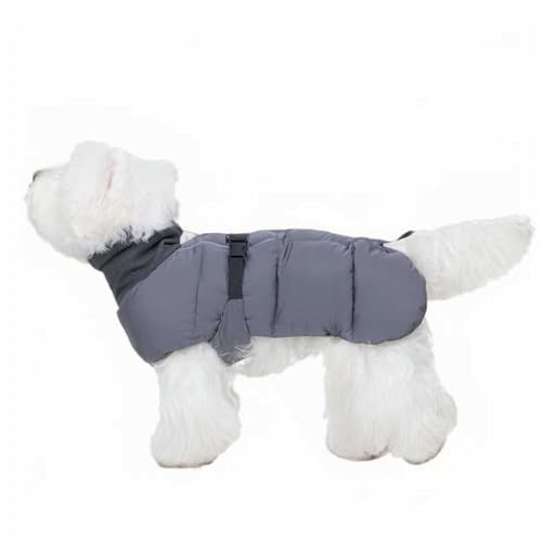 UOSIA Pufferweste Whippet-Hundejacke Reflektierender Rollkragenpullover Windhund-Schneeanzug Pufferjacke Verstellbarer Bauchschutz Warmer Mantel für Hunde von UOSIA