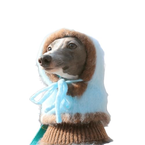 UOSIA Sky Blue Strick Pullover Hut Anzug Für Italienische Greyhound Mode Winter Warm Mantel Für Whippet Spitze-Up Warmer Wollmütz Für Mittlere Große Hunde UOSIA Sky Blue Strick Pullover Hut Anzug Für Italienische Greyhound Mode Winter Warm Mantel Für Whippet Spitze-Up Warmer Wollmütz Für Mittlere Große Hunde von UOSIA