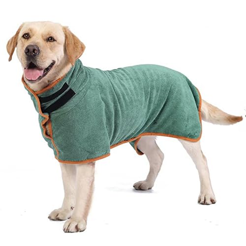 UOSIA Solide Farbe Hund Trocknungsmantel Bademantel Handtuch Mikrofasermaterial Absorbierende Haustier Bademantel Großer Hund Warm Halten Kleider Mit Verstellbarem Kragen Und Taille UOSIA Solide Farbe Hund Trocknungsmantel Bademantel Handtuch Mikrofasermaterial Absorbierende Haustier Bademantel Großer Hund Warm Halten Kleider Mit Verstellbarem Kragen Und Taille von UOSIA