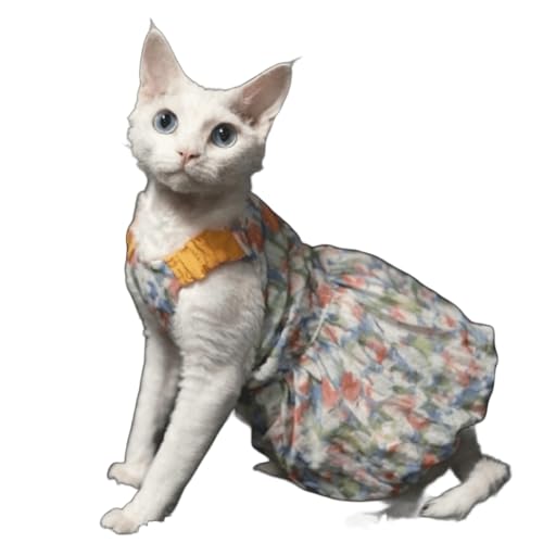 UOSIA Sphynx Haarlose Katzen Kleid Atmungsaktive Katze Tragen Süße Kleider Haarlose Katzen Kleidung Einfach EIN/Aus Kätzchen Outfit UOSIA Sphynx Haarlose Katzen Kleid Atmungsaktive Katze Tragen Süße Kleider Haarlose Katzen Kleidung Einfach EIN/Aus Kätzchen Outfit von UOSIA