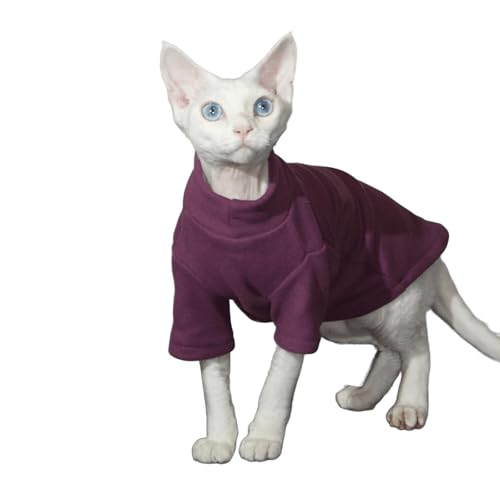 UOSIA Sphynx Haarlose Katzen Shirt Pullover Kätzchen T-Shirts Katze Warmes Unterhemd Solide Haustier Herbst Winter Pyjamas Jumpsuit Für Sphynx, Devon Katze UOSIA Sphynx Haarlose Katzen Shirt Pullover Kätzchen T-Shirts Katze Warmes Unterhemd Solide Haustier Herbst Winter Pyjamas Jumpsuit Für Sphynx, Devon Katze von UOSIA