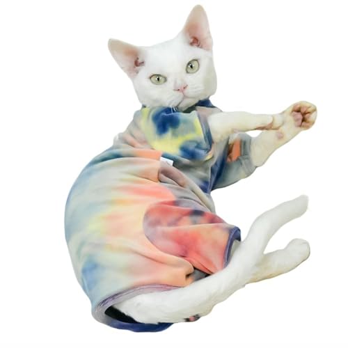UOSIA Sphynx Katze Kleidung Samt Lange Ärmel Pullover Haustier Kostüm Pyjamas Weiche Und Warme Kätzchen Kleidung Für Sphynx, Cornish Rex, Devon Rex UOSIA Sphynx Katze Kleidung Samt Lange Ärmel Pullover Haustier Kostüm Pyjamas Weiche Und Warme Kätzchen Kleidung Für Sphynx, Cornish Rex, Devon Rex von UOSIA