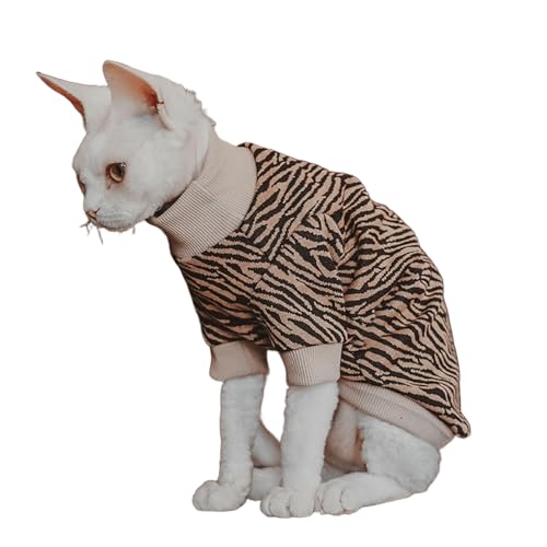 UOSIA Sphynx Katzen Kleidung Leopard Haarlose Katze Pullover Hemd Weich Warm Langärmel Pullover Haustier Kleidung Pyjamas Mode Schildkröte Hals Katzen Bekleidung UOSIA Sphynx Katzen Kleidung Leopard Haarlose Katze Pullover Hemd Weich Warm Langärmel Pullover Haustier Kleidung Pyjamas Mode Schildkröte Hals Katzen Bekleidung von UOSIA