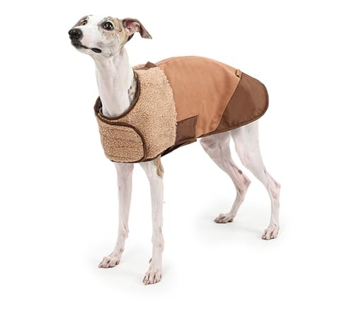 UOSIA Warme Fleece Hunde Mäntel Für Mittlere Hunde Verstellbare Whippet Haustier Winterjacke Mantel Mit Pelzigem Kragen Winddichte UOSIA Warme Fleece Hunde Mäntel Für Mittlere Hunde Verstellbare Whippet Haustier Winterjacke Mantel Mit Pelzigem Kragen Winddichte von UOSIA