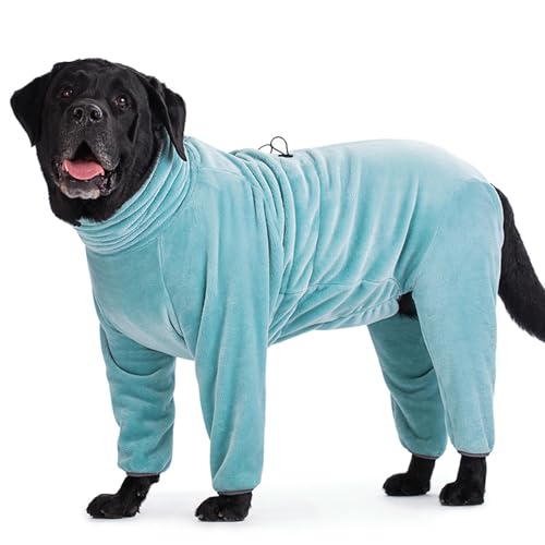 UOSIA Warme Fleece-Hundejacke Winter Dicke große Hundepyjamas Rollkragenpullover Dehnbare Kleidung für Hunde für kaltes Wetter zum Spazierengehen, Wandern und Reisen UOSIA Warme Fleece-Hundejacke Winter Dicke große Hundepyjamas Rollkragenpullover Dehnbare Kleidung für Hunde für kaltes Wetter zum Spazierengehen, Wandern und Reisen von UOSIA