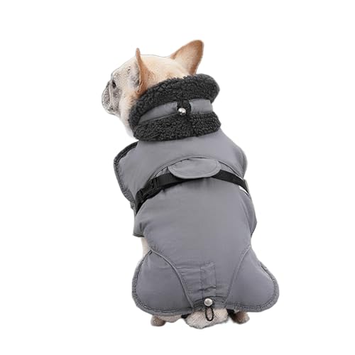 UOSIA Warme Hundemantel Haustier Winterjacke Mit Verdicktem Felzkrag Verstellbare wasserdichte Hund Fleece Weste Mit Quick Release Schnalle Für Mittlere Große Hunde UOSIA Warme Hundemantel Haustier Winterjacke Mit Verdicktem Felzkrag Verstellbare wasserdichte Hund Fleece Weste Mit Quick Release Schnalle Für Mittlere Große Hunde von UOSIA