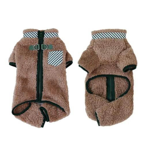 UOSIA Warmer Hunde-Schneemantel für den ganzen Körper, Winter-Pyjama, weicher Thermo-Body, Hundemantel mit Beinen und Geschirr für kleine und mittelgroße Hunde UOSIA Warmer Hunde-Schneemantel für den ganzen Körper, Winter-Pyjama, weicher Thermo-Body, Hundemantel mit Beinen und Geschirr für kleine und mittelgroße Hunde von UOSIA