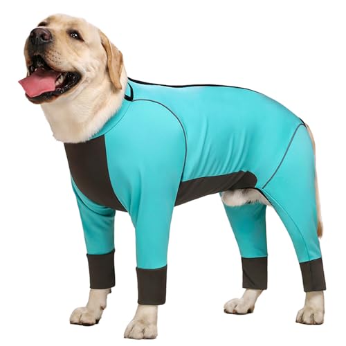 UOSIA Wasserdichter Hundespringanzug mit Rollkragen und Reißverschluss, dehnbarer Hundepyjama, Leichter Sportanzug für große und mittelgroße Hunde UOSIA Wasserdichter Hundespringanzug mit Rollkragen und Reißverschluss, dehnbarer Hundepyjama, Leichter Sportanzug für große und mittelgroße Hunde von UOSIA