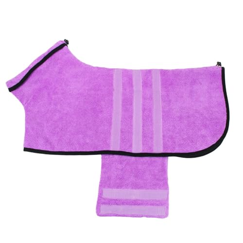 UOSIA Weicher Hundebademantel Trockenmantel Saugfähiger Bademantel für Haustiere Handtuch für nach dem Baden Warmhaltender, bequemer Trockenmantel für Hunde UOSIA Weicher Hundebademantel Trockenmantel Saugfähiger Bademantel für Haustiere Handtuch für nach dem Baden Warmhaltender, bequemer Trockenmantel für Hunde von UOSIA