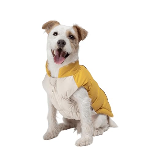 UOSIA Winter Hund Weste Mantel Stand-Up Kragen Warme Reflektierende Puffer Jacke Weste Mit Leine Loch Verstellbar Fit Zip Up Welpen Jacke Für Kleine Mittlere Hunde UOSIA Winter Hund Weste Mantel Stand-Up Kragen Warme Reflektierende Puffer Jacke Weste Mit Leine Loch Verstellbar Fit Zip Up Welpen Jacke Für Kleine Mittlere Hunde von UOSIA