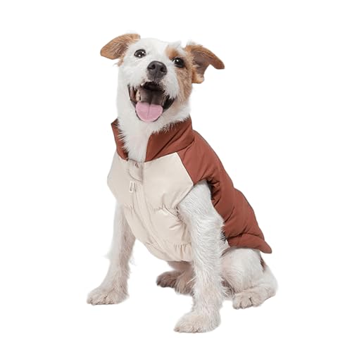 UOSIA Winter Hund Weste Mantel Stand-Up Kragen Warme Reflektierende Puffer Jacke Weste Mit Leine Loch Verstellbar Fit Zip Up Welpen Jacke Für Kleine Mittlere Hunde UOSIA Winter Hund Weste Mantel Stand-Up Kragen Warme Reflektierende Puffer Jacke Weste Mit Leine Loch Verstellbar Fit Zip Up Welpen Jacke Für Kleine Mittlere Hunde von UOSIA
