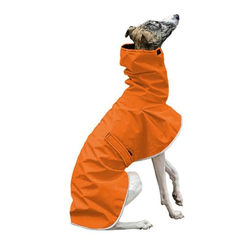 UOSIA Wintermantel für Windhunde, wasserdichte Kleidung für Whippet, warme Wolljacke für Hunde, reflektierende Jacken mit Stehkragen für Welpen, Mäntel für kaltes Wetter UOSIA Wintermantel für Windhunde, wasserdichte Kleidung für Whippet, warme Wolljacke für Hunde, reflektierende Jacken mit Stehkragen für Welpen, Mäntel für kaltes Wetter von UOSIA