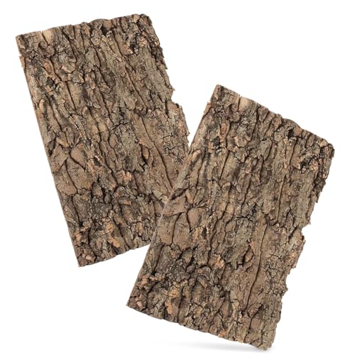 UOSIWYA 2 Stück Korkrinde, Terrarium Rückwand für Schildkröten Zubehör 30 x 20 cm Korkstücke Baumrinde Terrarium Deko Hintergrund Natürliche Baumrindenoptik für Reptilien Vögel Kletterfläche UOSIWYA 2 Stück Korkrinde, Terrarium Rückwand für Schildkröten Zubehör 30 x 20 cm Korkstücke Baumrinde Terrarium Deko Hintergrund Natürliche Baumrindenoptik für Reptilien Vögel Kletterfläche von UOSIWYA