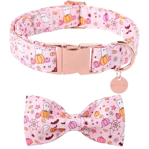 UP URARA PUP Halloween-Hundehalsband mit Fliege, rosa Welpenfliege mit verstellbarer Metallschnalle, ausgefallenes Geschenk für Mädchen, Jungen, Hunde, Größe XS UP URARA PUP Halloween-Hundehalsband mit Fliege, rosa Welpenfliege mit verstellbarer Metallschnalle, ausgefallenes Geschenk für Mädchen, Jungen, Hunde, Größe XS von UP URARA PUP