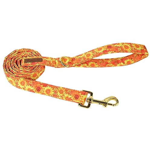UP URARA PUP Herbst-Hundeleine, Sonnenblumen-Hundehalsband, robust, langlebig, Hawaii-Baumwolle, Trainingsleine für kleine, mittelgroße und große Hunde UP URARA PUP Herbst-Hundeleine, Sonnenblumen-Hundehalsband, robust, langlebig, Hawaii-Baumwolle, Trainingsleine für kleine, mittelgroße und große Hunde von UP URARA PUP