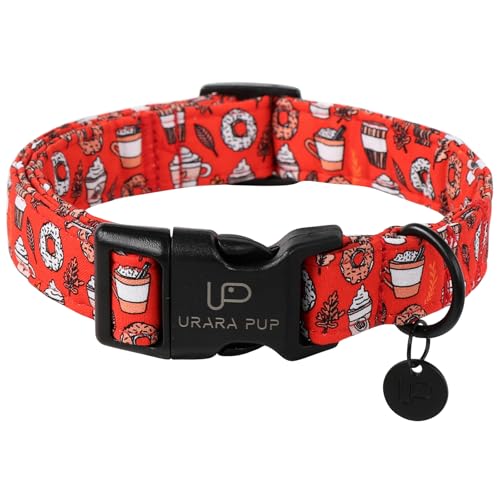 UP URARA PUP Hundehalsband aus Baumwolle mit Kunststoffschnalle, niedliches Donut-Halsband, verstellbar und leicht, für kleine, mittelgroße und große Mädchen oder Jungen UP URARA PUP Hundehalsband aus Baumwolle mit Kunststoffschnalle, niedliches Donut-Halsband, verstellbar und leicht, für kleine, mittelgroße und große Mädchen oder Jungen von UP URARA PUP