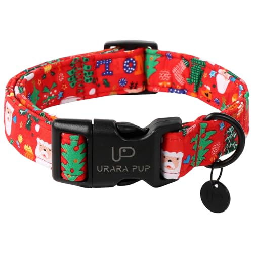 UP URARA PUP Hundehalsband aus Baumwolle mit Kunststoffschnalle, niedliches Donut-Halsband, verstellbar und leicht, für kleine, mittelgroße und große Mädchen oder Jungen UP URARA PUP Hundehalsband aus Baumwolle mit Kunststoffschnalle, niedliches Donut-Halsband, verstellbar und leicht, für kleine, mittelgroße und große Mädchen oder Jungen von UP URARA PUP