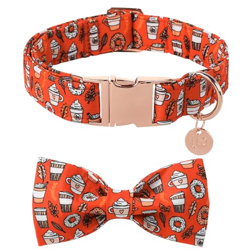 UP URARA PUP Hundehalsband mit Fliege, Herbstwelpenhalsband mit verstellbarer Metallschnalle, ausgefallenes Geschenk, Hundehalsband, Fliege für kleine, mittelgroße und große Mädchen, Jungen, Größe XS UP URARA PUP Hundehalsband mit Fliege, Herbstwelpenhalsband mit verstellbarer Metallschnalle, ausgefallenes Geschenk, Hundehalsband, Fliege für kleine, mittelgroße und große Mädchen, Jungen, Größe XS von UP URARA PUP