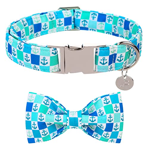 UP URARA PUP Hundehalsband mit Fliege, bequeme Baumwolle, Sommer-Hundehalsband, strapazierfähige Metallschnalle, niedliches Haustierhalsband für Welpen, Mädchen, Jungen, Hund oder Katze, Größe XS UP URARA PUP Hundehalsband mit Fliege, bequeme Baumwolle, Sommer-Hundehalsband, strapazierfähige Metallschnalle, niedliches Haustierhalsband für Welpen, Mädchen, Jungen, Hund oder Katze, Größe XS von UP URARA PUP