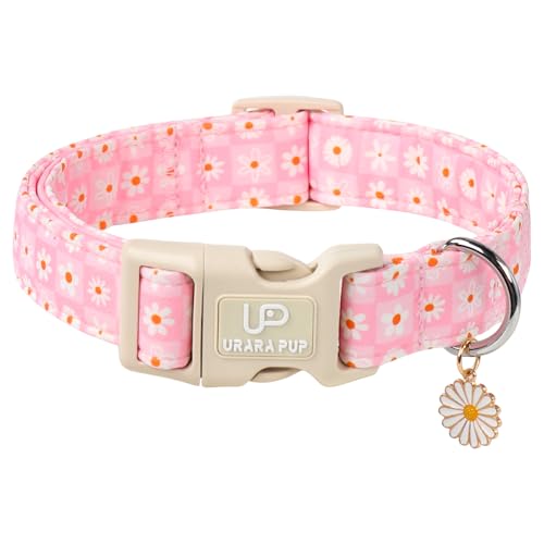 UP URARA PUP Hundehalsband mit Gänseblümchen-Motiv, verstellbar, robust und niedlich, für Outdoor-Spaß im Freien UP URARA PUP Hundehalsband mit Gänseblümchen-Motiv, verstellbar, robust und niedlich, für Outdoor-Spaß im Freien von UP URARA PUP