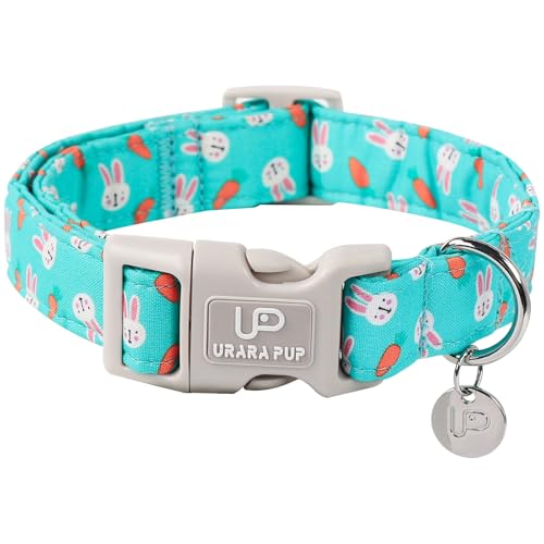 UP URARA PUP Osterhasen-Hundehalsband, Baumwolle, Ostereier, Welpenhalsband für Welpen, Mädchen, Jungen, Hunde, schönes Hasen-Haustierhalsband mit robuster Schnalle UP URARA PUP Osterhasen-Hundehalsband, Baumwolle, Ostereier, Welpenhalsband für Welpen, Mädchen, Jungen, Hunde, schönes Hasen-Haustierhalsband mit robuster Schnalle von UP URARA PUP