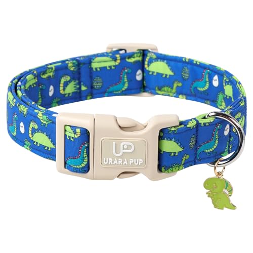 UP URARA PUP Sommer-Hundehalsband, Dinosaurier-Hundehalsband, mit Dinosaurier-Eiern, Blau, Sommer, Haustier, weich, verstellbar und stilvoll, für kleine/mittelgroße Hunde UP URARA PUP Sommer-Hundehalsband, Dinosaurier-Hundehalsband, mit Dinosaurier-Eiern, Blau, Sommer, Haustier, weich, verstellbar und stilvoll, für kleine/mittelgroße Hunde von UP URARA PUP