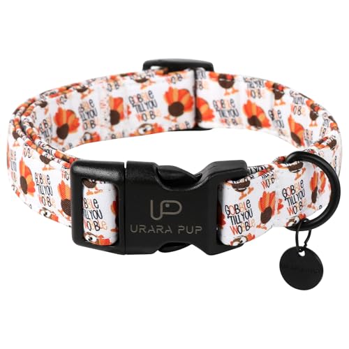 UP URARA PUP Thanksgiving Hundehalsband, Türkei Baumwolle für Hund oder Katze, Herbstwelpe mit leichter Kunststoffschnalle, tolles Geschenk für Mädchen, Jungen, Größe S UP URARA PUP Thanksgiving Hundehalsband, Türkei Baumwolle für Hund oder Katze, Herbstwelpe mit leichter Kunststoffschnalle, tolles Geschenk für Mädchen, Jungen, Größe S von UP URARA PUP