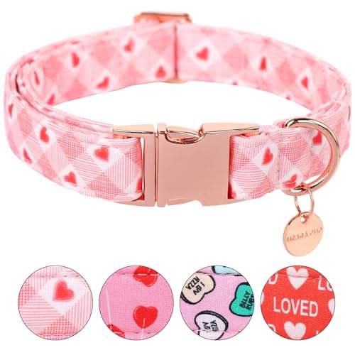 UP URARA PUP Valentinstags-Hundehalsband, rosa Herz-Hundehalsband für kleine, mittelgroße und große Mädchen, Jungen, Hunde oder Katzen, Hochzeits-Hundehalsband, passende Hundeleine, Haustierhalsband UP URARA PUP Valentinstags-Hundehalsband, rosa Herz-Hundehalsband für kleine, mittelgroße und große Mädchen, Jungen, Hunde oder Katzen, Hochzeits-Hundehalsband, passende Hundeleine, Haustierhalsband von UP URARA PUP