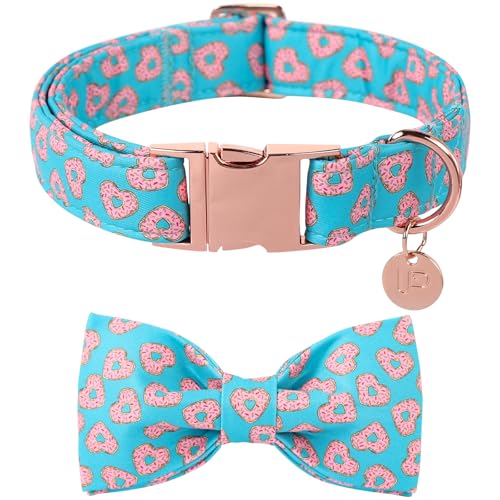 UP URARA PUP Valentinstags-Hundehalsband mit Fliege, Donut-Herz, Fliege mit Metallschnalle, Valentinstagsgeschenk, Haustierhalsband für Welpen, Mädchen, Jungen, Hund oder Katze, bequemes UP URARA PUP Valentinstags-Hundehalsband mit Fliege, Donut-Herz, Fliege mit Metallschnalle, Valentinstagsgeschenk, Haustierhalsband für Welpen, Mädchen, Jungen, Hund oder Katze, bequemes von UP URARA PUP