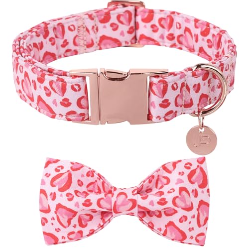 UP URARA PUP Valentinstags-Hundehalsband mit Fliege, rosa Herz-Fliege mit Metallschnalle, Valentinstagsgeschenk, Haustierhalsband für Welpen, Mädchen, Jungen, Hund oder Katze, Hochzeits-Hundehalsband, UP URARA PUP Valentinstags-Hundehalsband mit Fliege, rosa Herz-Fliege mit Metallschnalle, Valentinstagsgeschenk, Haustierhalsband für Welpen, Mädchen, Jungen, Hund oder Katze, Hochzeits-Hundehalsband, von UP URARA PUP