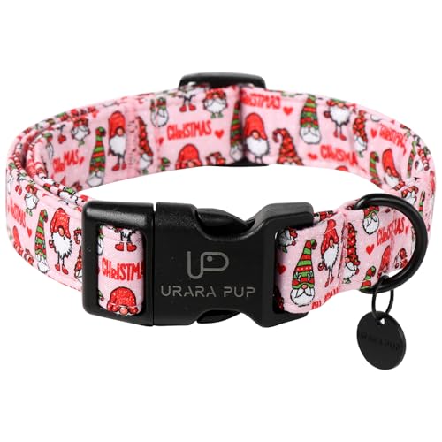 UP URARA PUP Weihnachts-Hundehalsband, Baumwolle, Rosa, Weihnachtshalsband für mittelgroße Mädchen und Jungen, bequemes Hundehalsband mit robuster Schnalle, bezauberndes Haustierhalsband, M, UP URARA PUP Weihnachts-Hundehalsband, Baumwolle, Rosa, Weihnachtshalsband für mittelgroße Mädchen und Jungen, bequemes Hundehalsband mit robuster Schnalle, bezauberndes Haustierhalsband, M, von UP URARA PUP