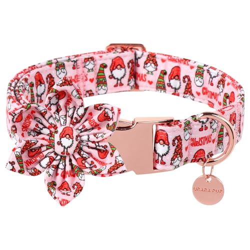 UP URARA PUP Weihnachts-Hundehalsband mit Fliege, Baumwolle, Weihnachts-Fliege für mittelgroße Mädchen, Jungen, Hunde, bequemes Hundehalsband mit robuster Metallschnalle, bezauberndes UP URARA PUP Weihnachts-Hundehalsband mit Fliege, Baumwolle, Weihnachts-Fliege für mittelgroße Mädchen, Jungen, Hunde, bequemes Hundehalsband mit robuster Metallschnalle, bezauberndes von UP URARA PUP