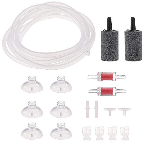 UPALDHOU Aquariumluftpumpenzubehör, Airline -Schläuche, Luftsteine, Scheckventile, Saugbecher, Stecker für Aquarium -Sauerstoff Kit, Verwendet für Aquarium, Fischtank UPALDHOU Aquariumluftpumpenzubehör, Airline -Schläuche, Luftsteine, Scheckventile, Saugbecher, Stecker für Aquarium -Sauerstoff Kit, Verwendet für Aquarium, Fischtank von UPALDHOU