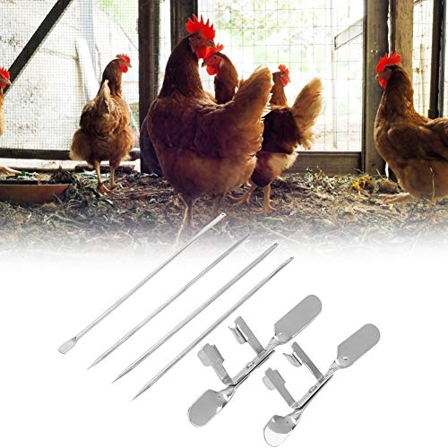UPALDHOU Edelstahlkapon -Werkzeug -Set für Hühnerkastration, Geflügelkit für Züchter und Broederijen von UPALDHOU