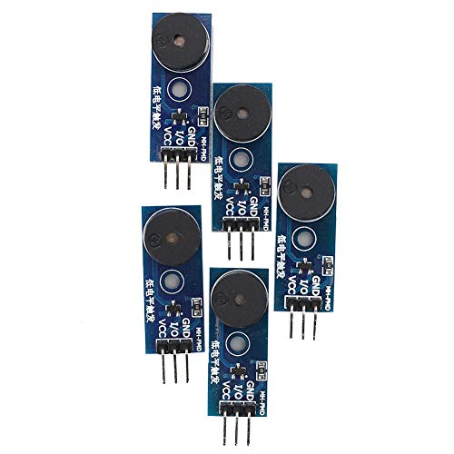 UPALDHOU Passives Summermodul Low Level Actuator Sound Modul 3.3~5 V Pin -Steuerung für Elektronische Projekte, 5 -Set von UPALDHOU Passives Summermodul Low Level Actuator Sound Modul 3.3~5 V Pin -Steuerung für Elektronische Projekte, 5 -Set von von UPALDHOU