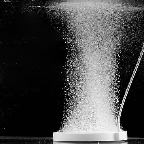 UPETTOOLS Aquarium Bubbler Stone – 10,2 cm Aquarium-Luftsteine, ultra-hoch gelöster Sauerstoff-Diffusor-Kit, leises Sauerstoff-Blasen-Entriegelungswerkzeug mit Luftschlauch-Zubehör von UPETTOOLS