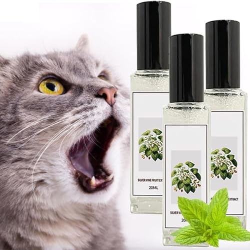 UPIKIT Herbal Cat Joy Spray, Entspannungsspray für Katzen, Herbal Joy Katzenspray, Katzentrainingsspray mit Katzenminze, Katzenkratzspray-Nebel, Celery Pets Herbal Cat Joy, 20 ml (3 Pcs) von UPIKIT