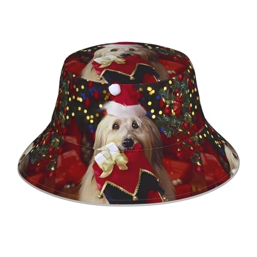 Weihnachtsmütze für Hunde, Unisex, doppelseitig, mit reflektierenden Streifen, für Outdoor-Aktivitäten, Angeln, Wandern, Kleidung von UPIKIT