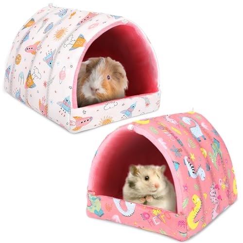 UPINS 2er-Pack Meerschweinchenbett, Meerschweinchenversteck, waschbar, Kleintierhaus, Käfigzubehör für Zwergkaninchen, Chinchillas, Hamster, Igel, Frettchen, Bartagamen und Ratten UPINS 2er-Pack Meerschweinchenbett, Meerschweinchenversteck, waschbar, Kleintierhaus, Käfigzubehör für Zwergkaninchen, Chinchillas, Hamster, Igel, Frettchen, Bartagamen und Ratten von UPINS