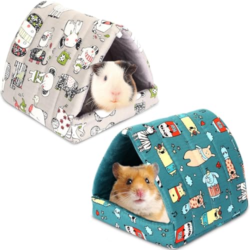 UPINS Meerschweinchen-Versteck für Meerschweinchen, waschbar, 2 Stück, Zubehör für Mäuse, Chinchillas, Hamster, Igel, Frettchen, Bardrachen und Ratten UPINS Meerschweinchen-Versteck für Meerschweinchen, waschbar, 2 Stück, Zubehör für Mäuse, Chinchillas, Hamster, Igel, Frettchen, Bardrachen und Ratten von UPINS