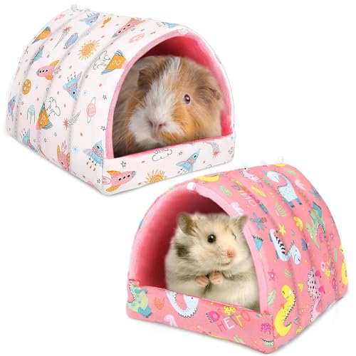 UPINS Meerschweinchenbett, Meerschweinchenversteck waschbar, Kleintierhaus, Käfigzubehör für Zwergkaninchen, Chinchillas, Hamster, Igel, Frettchen, Bartagamen und Ratten, 2 Stück UPINS Meerschweinchenbett, Meerschweinchenversteck waschbar, Kleintierhaus, Käfigzubehör für Zwergkaninchen, Chinchillas, Hamster, Igel, Frettchen, Bartagamen und Ratten, 2 Stück von UPINS