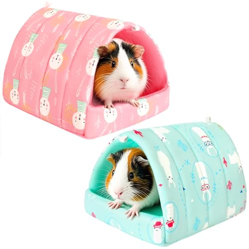 UPINS Meerschweinchenbett, Meerschweinchenversteck waschbar, Kleintierhaus, Käfigzubehör für Zwergkaninchen, Chinchillas, Hamster, Igel, Frettchen, Bartagamen und Ratten, 2 Stück UPINS Meerschweinchenbett, Meerschweinchenversteck waschbar, Kleintierhaus, Käfigzubehör für Zwergkaninchen, Chinchillas, Hamster, Igel, Frettchen, Bartagamen und Ratten, 2 Stück von UPINS