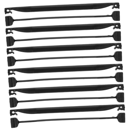 UPKOCH 1 Krawattenkarte pflanzenclip Pflanzenklammer Weinrebenklammer Pflanzenkletterclip Pflanzenbinderclip Wein-Clips Traubenpflanze Biegen von Clips Gartenpflanzenklemme Plastik Black von UPKOCH