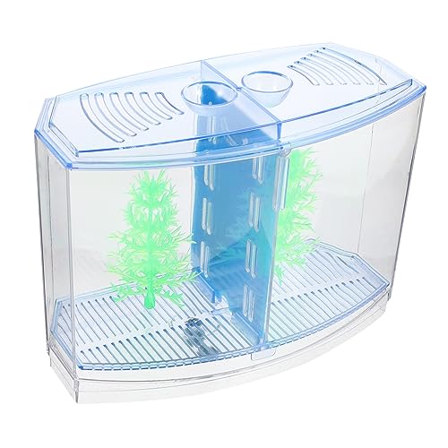 UPKOCH 1 Satz Aquarium für Fische Transparentes Desktop Aquarium LED Beleuchtung für Zucht und Dekoration für Kleine Fische und Pflanzen von UPKOCH