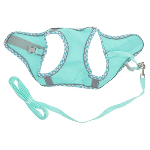 UPKOCH 1 Satz Hundegeschirr-Set Zubehör Hundetraining führen leichtes hundegeschirr reflektierendes hundegeschirr Geschirr für große Hunde verstellbares Welpengeschirr Polyester Sky-Blue von UPKOCH